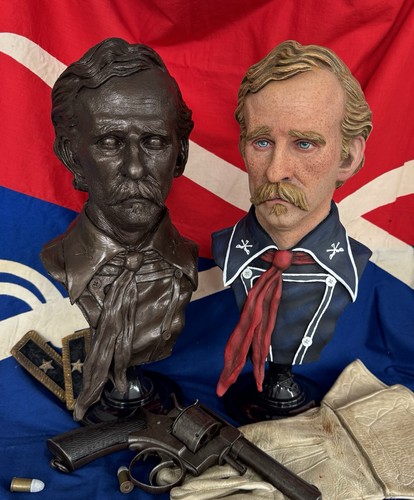 General george custer bust - a.,